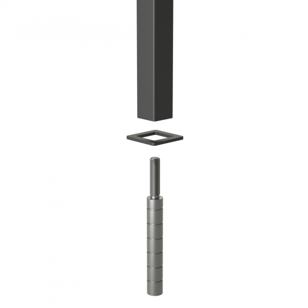 Baluster exploded view