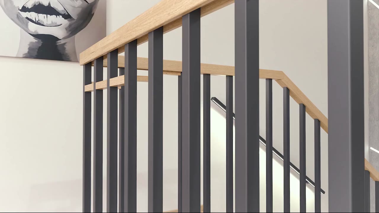 X25 Balustradensystem - Moderne Treppengeländer